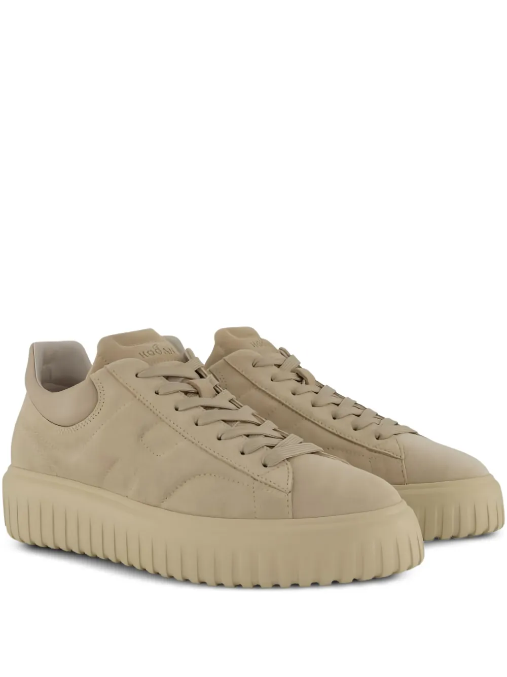 Hogan suede platform trainers Neutrals