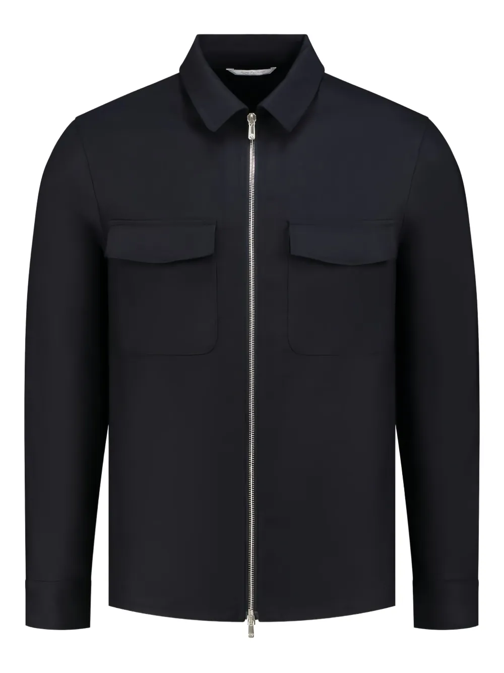 Marco Pescarolo zip-fastening shirt jacket Blauw