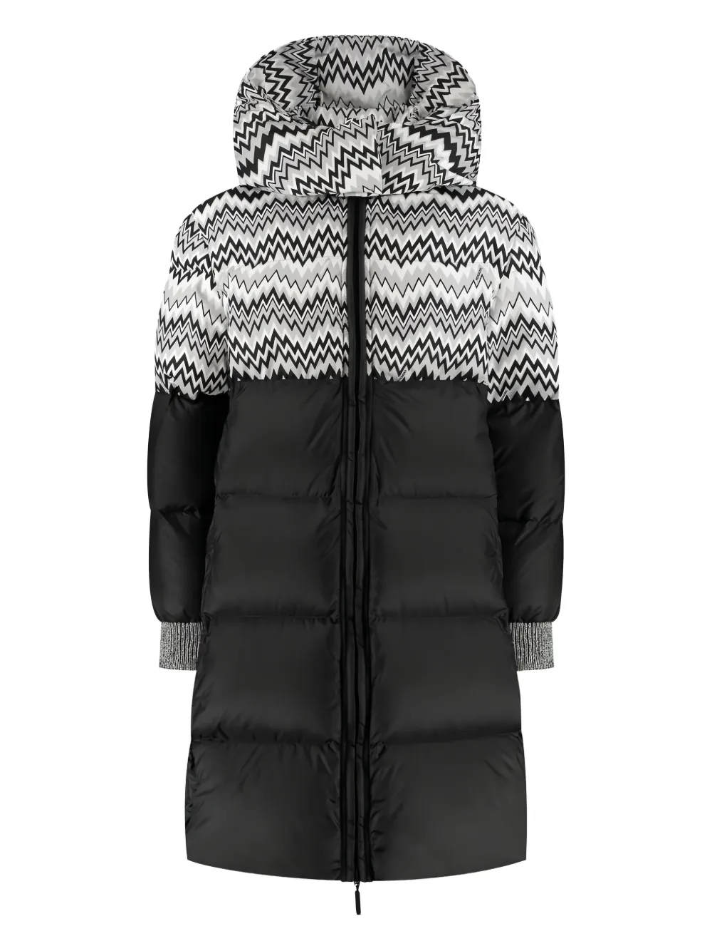Missoni Kids Gewatteerde jas Zwart