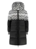 Missoni Kids hooded padded coat - Black