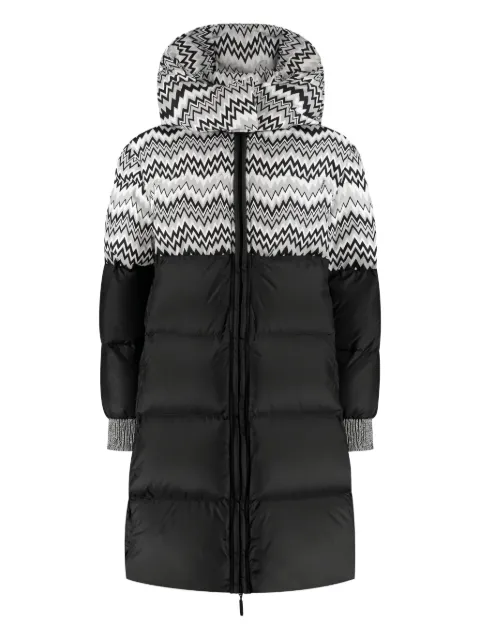 Missoni Kids hooded padded coat