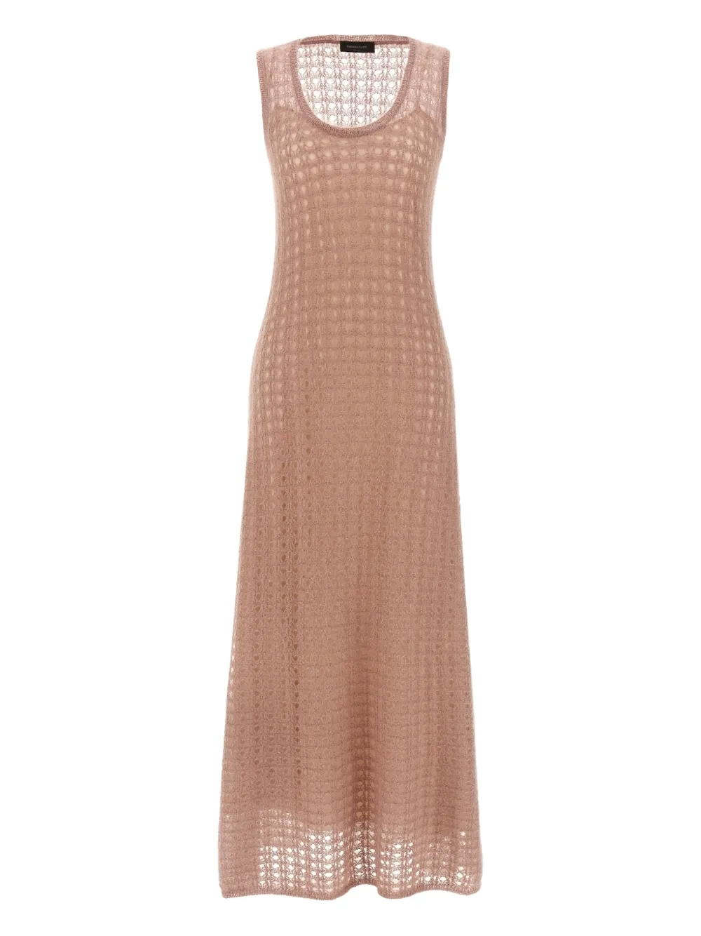 Fabiana Filippi open-knit maxi dress Roze