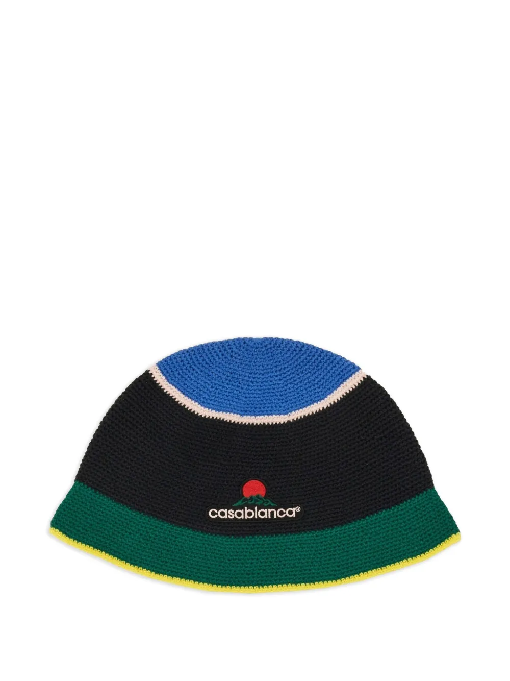 Casablanca appliqué bucket hat | Black | Image 1