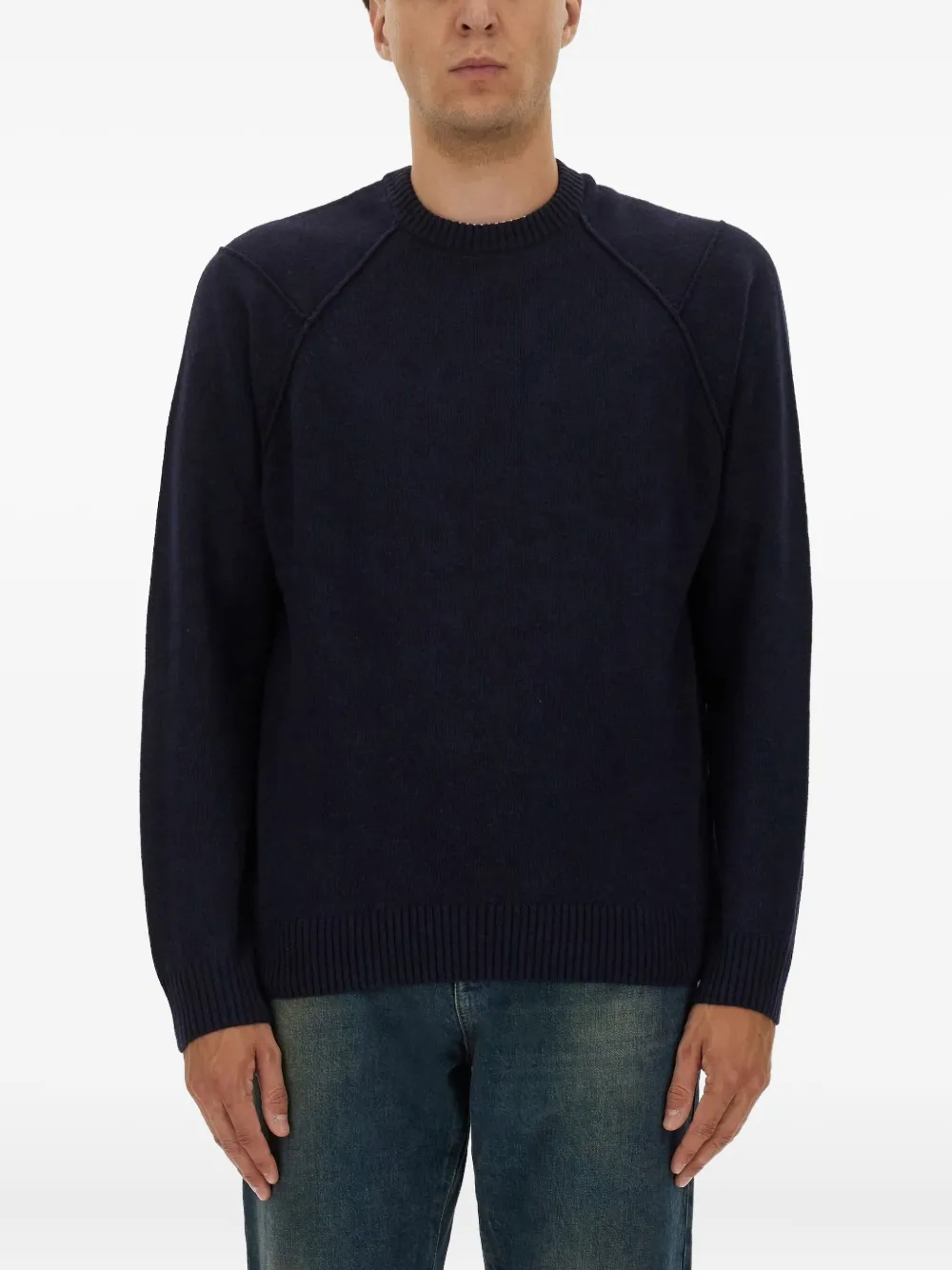 Woolrich raglan-knit sweater | Blue | Image 1