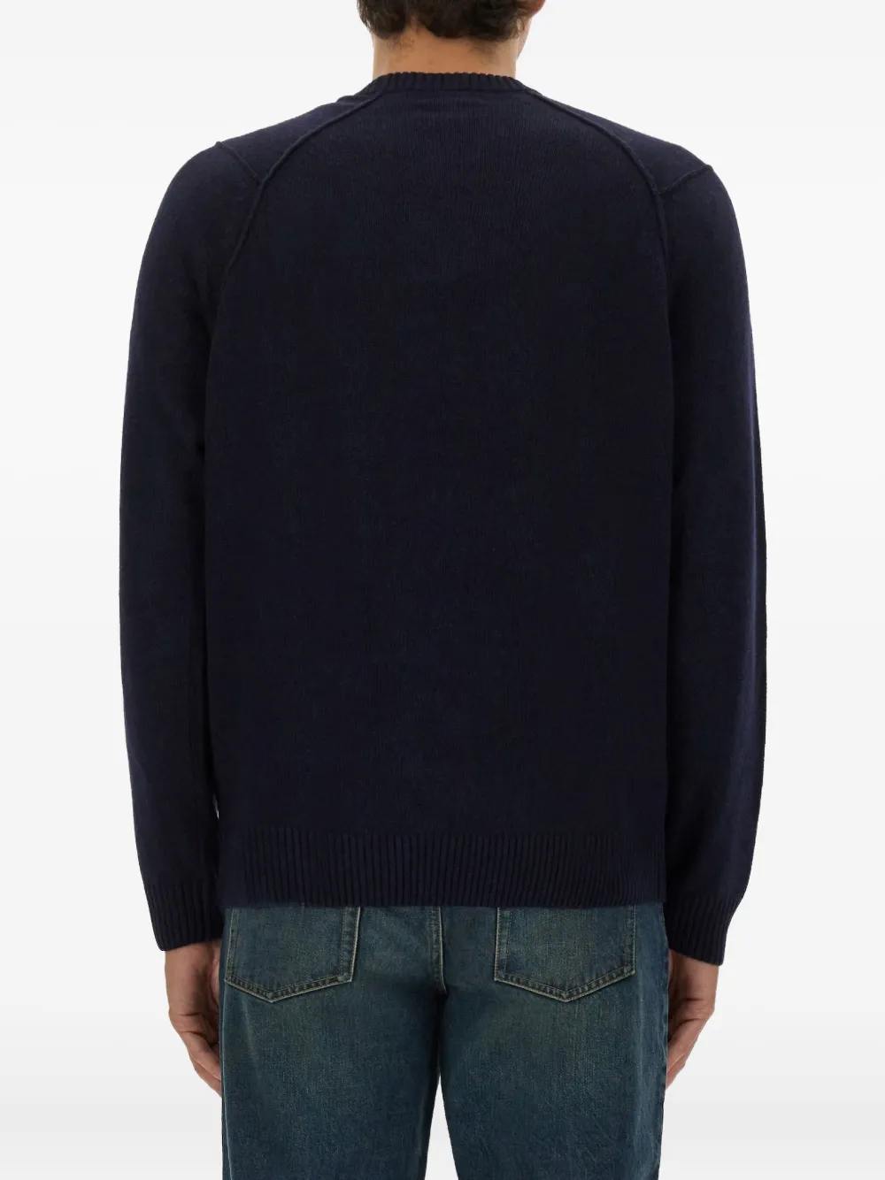Woolrich Raglan gebreide trui Blauw