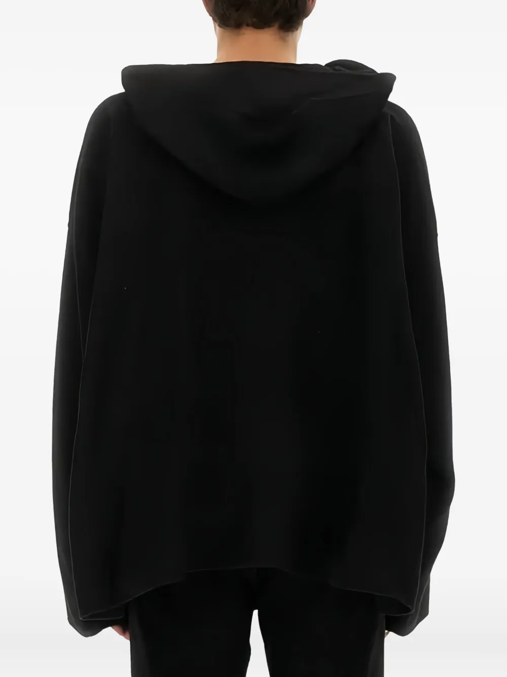 Rick Owens Hoodie met V-hals Zwart