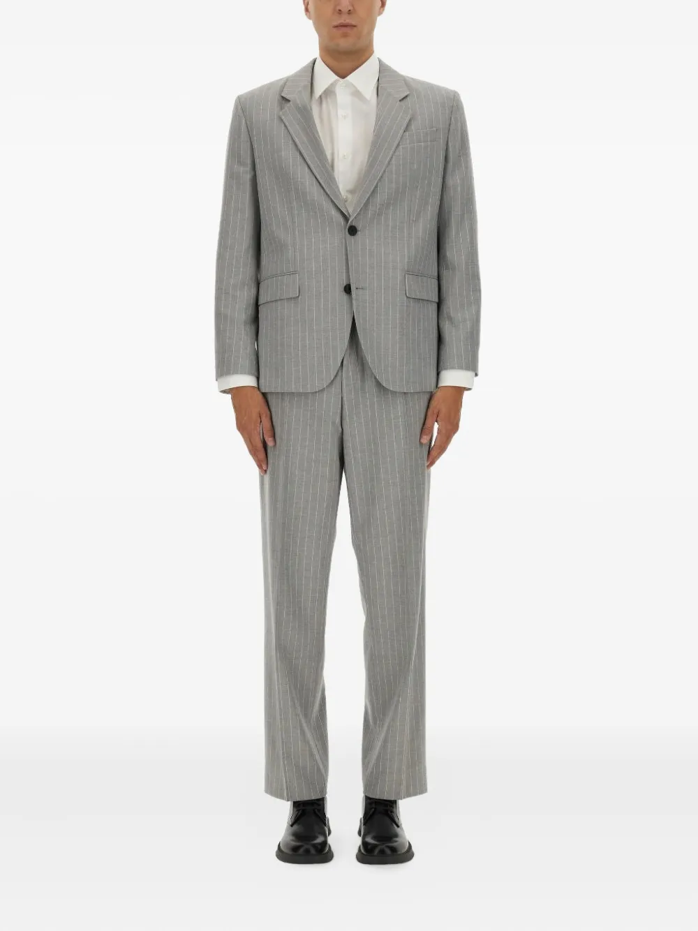 HUGO striped-pattern suit | Grey | Image 1