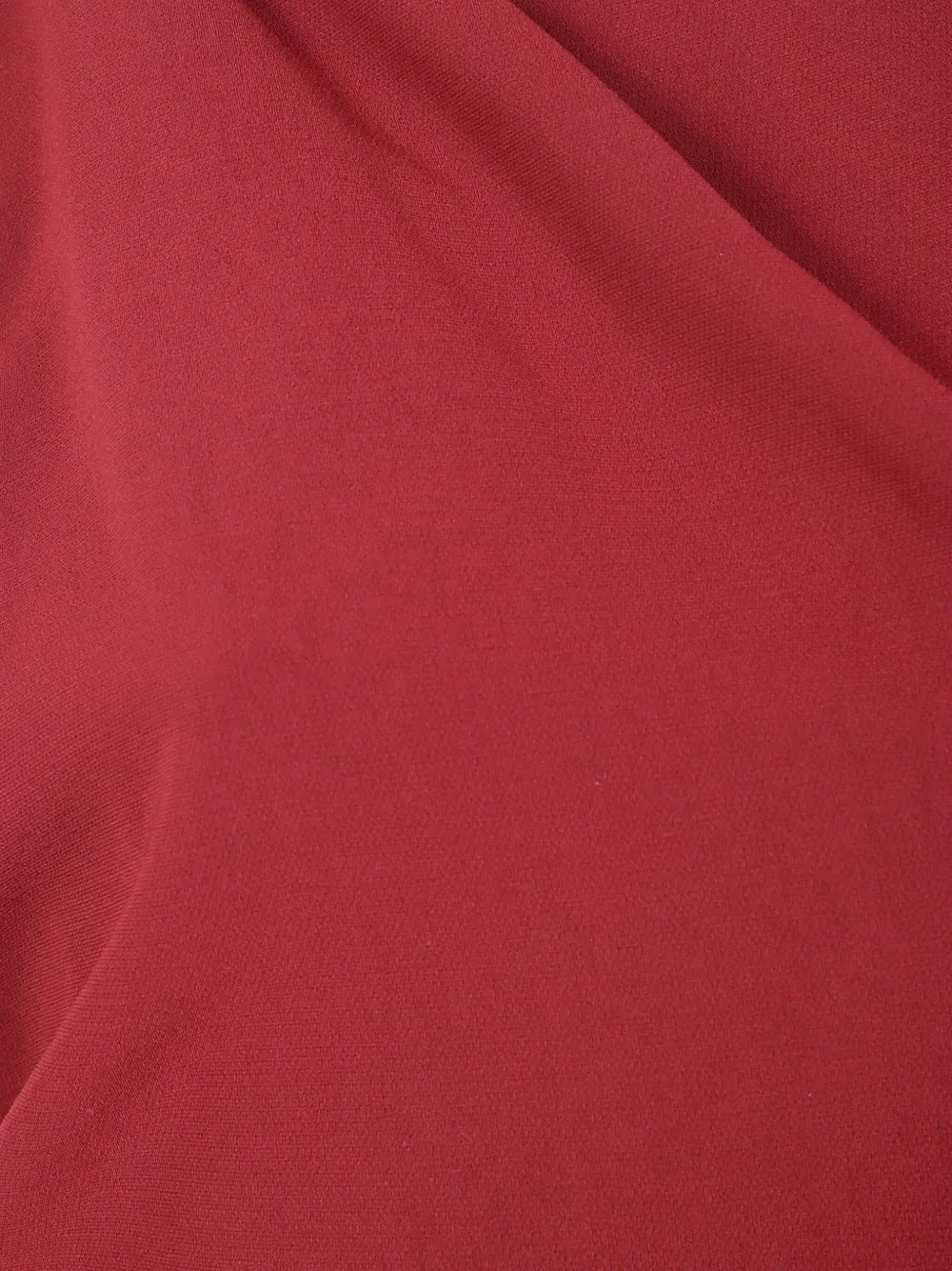 Max Mara draped one-shoulder maxi dress Rood