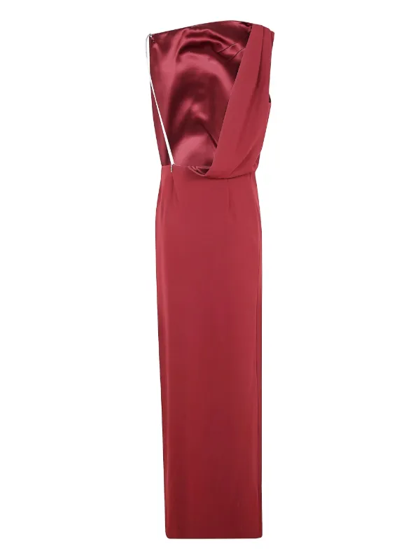 Max Mara Draped one-shoulder Maxi Dress | Red | FARFETCH Max Mara Draped one-shoulder Maxi Dress | Red | FARFETCH