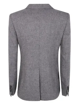 Blazer Tagliatore En Jersey Kaki Avec Soie - Taille IT 46 (FR 40) - Occasion TOP