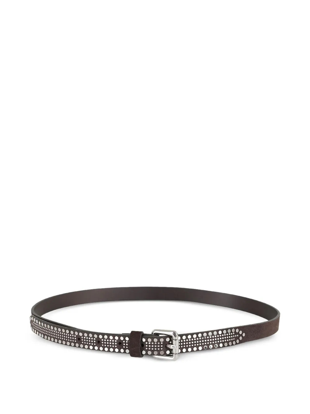 studded suede belt