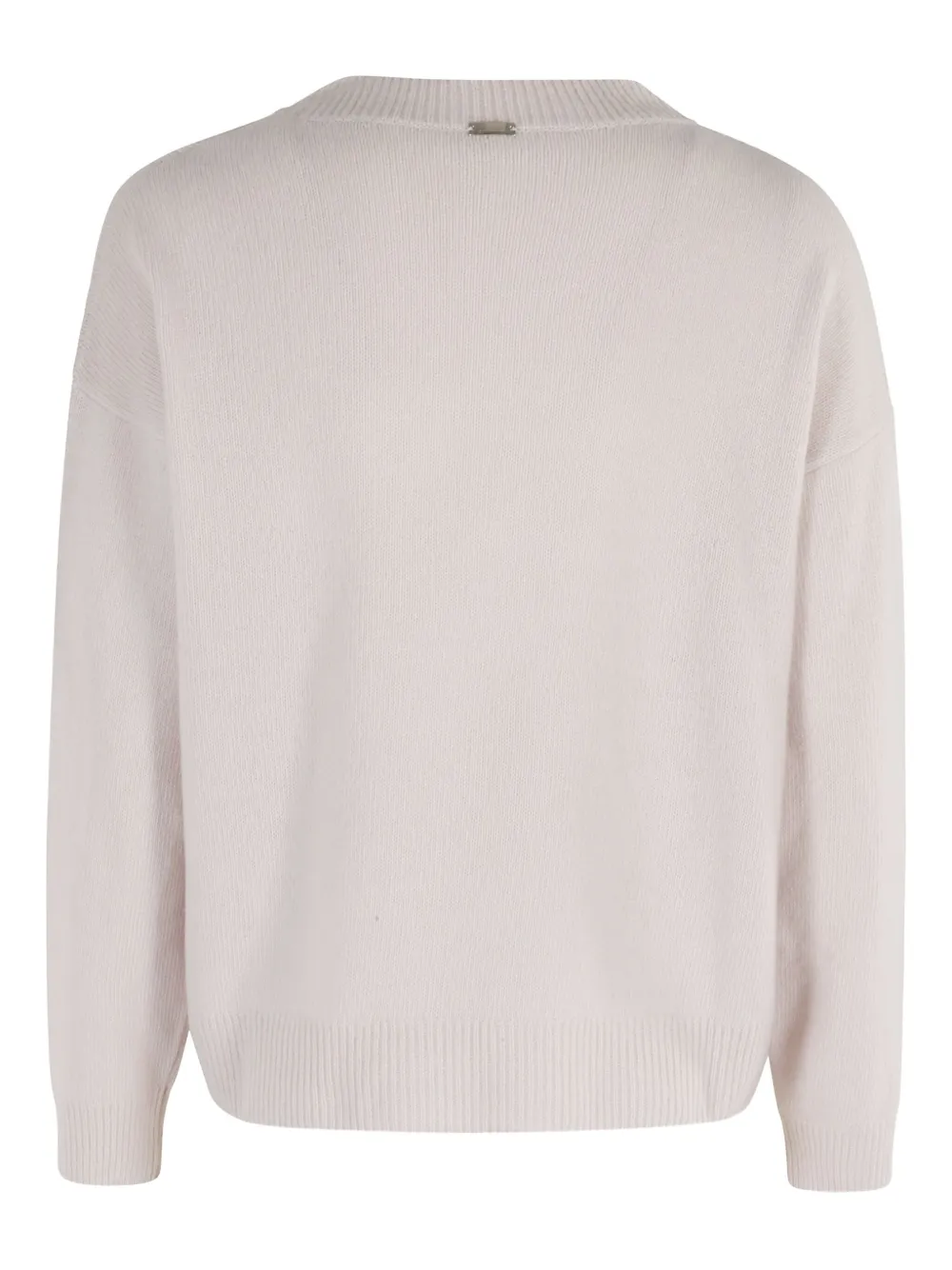 Herno Wollen trui met ronde hals Beige