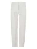 Eleventy belt-loops straight trousers - White