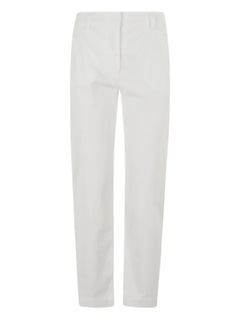 Eleventy belt-loops straight trousers