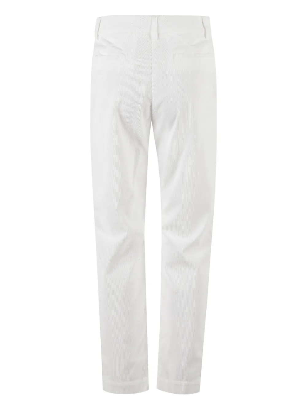 Eleventy belt-loops straight trousers - Wit