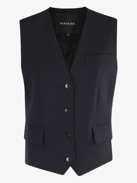 HERSKIND pinstripe sleeveless waistcoat