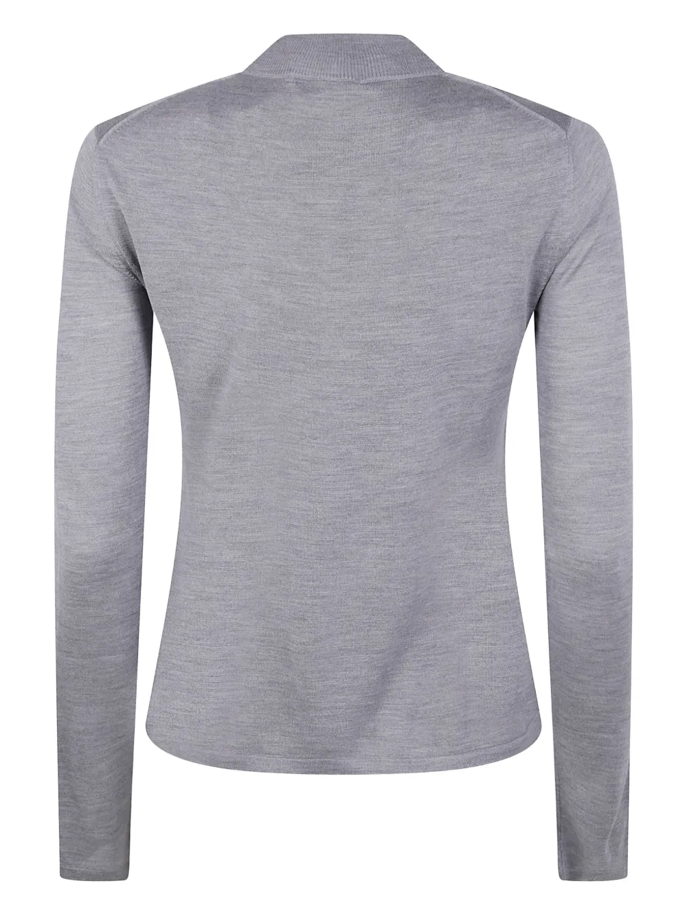Max Mara high-neck long-sleeve sweater Grijs