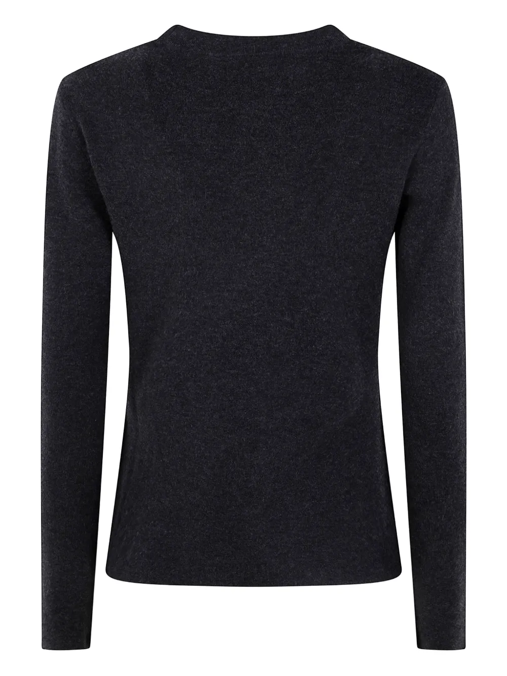 Max Mara long-sleeve round-neck sweater Grijs
