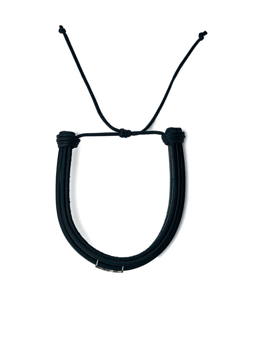 Saint Laurent multi-strand logo-plaque bracelet | Image 2