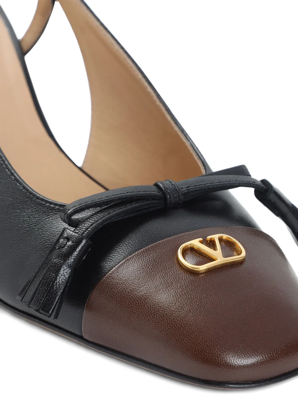 Valentino Garavani slingback tassel pumps Black
