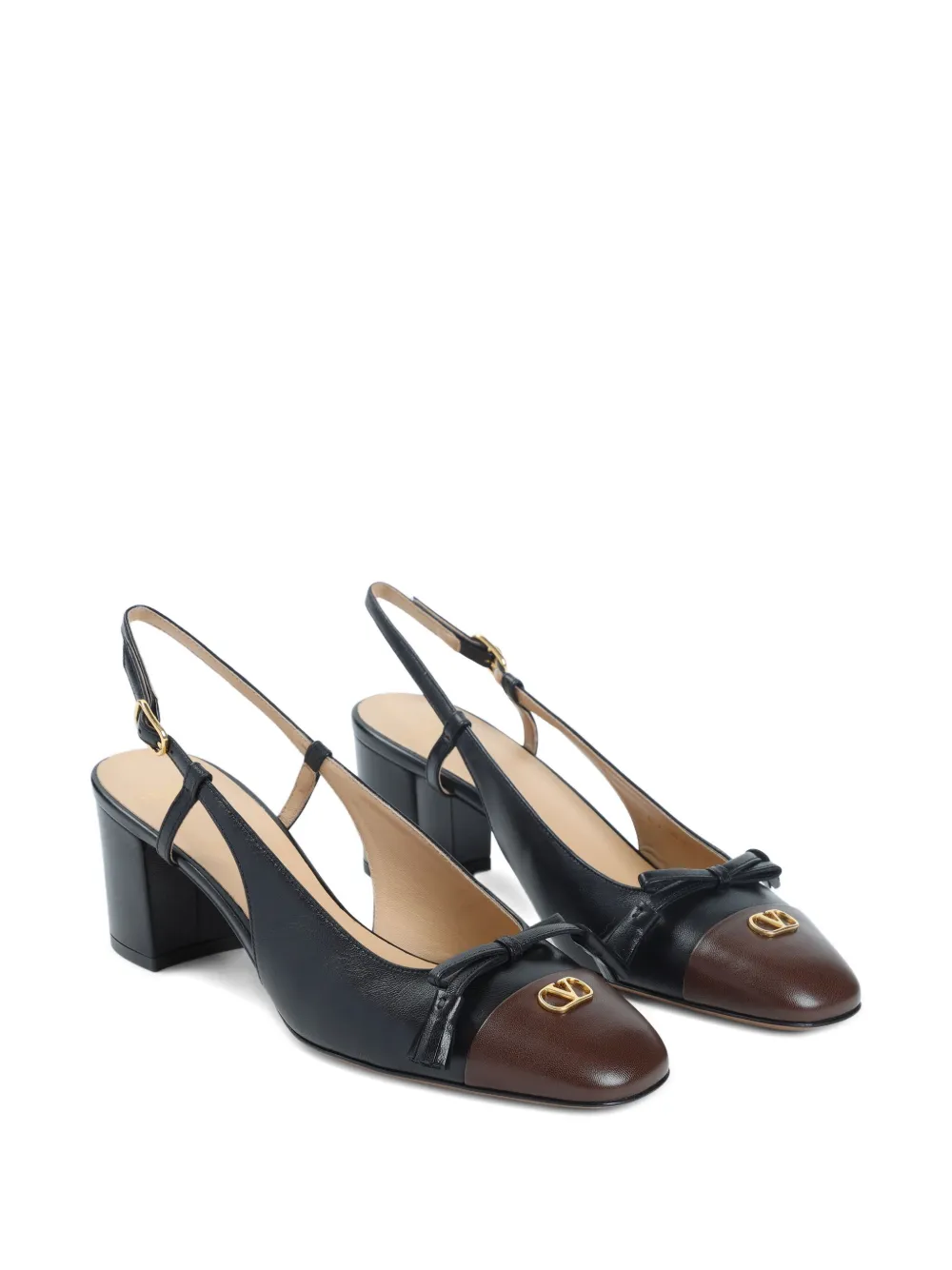 Valentino Garavani slingback tassel pumps Black