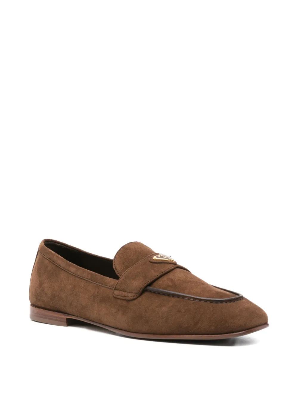 Prada Suède loafers - Bruin