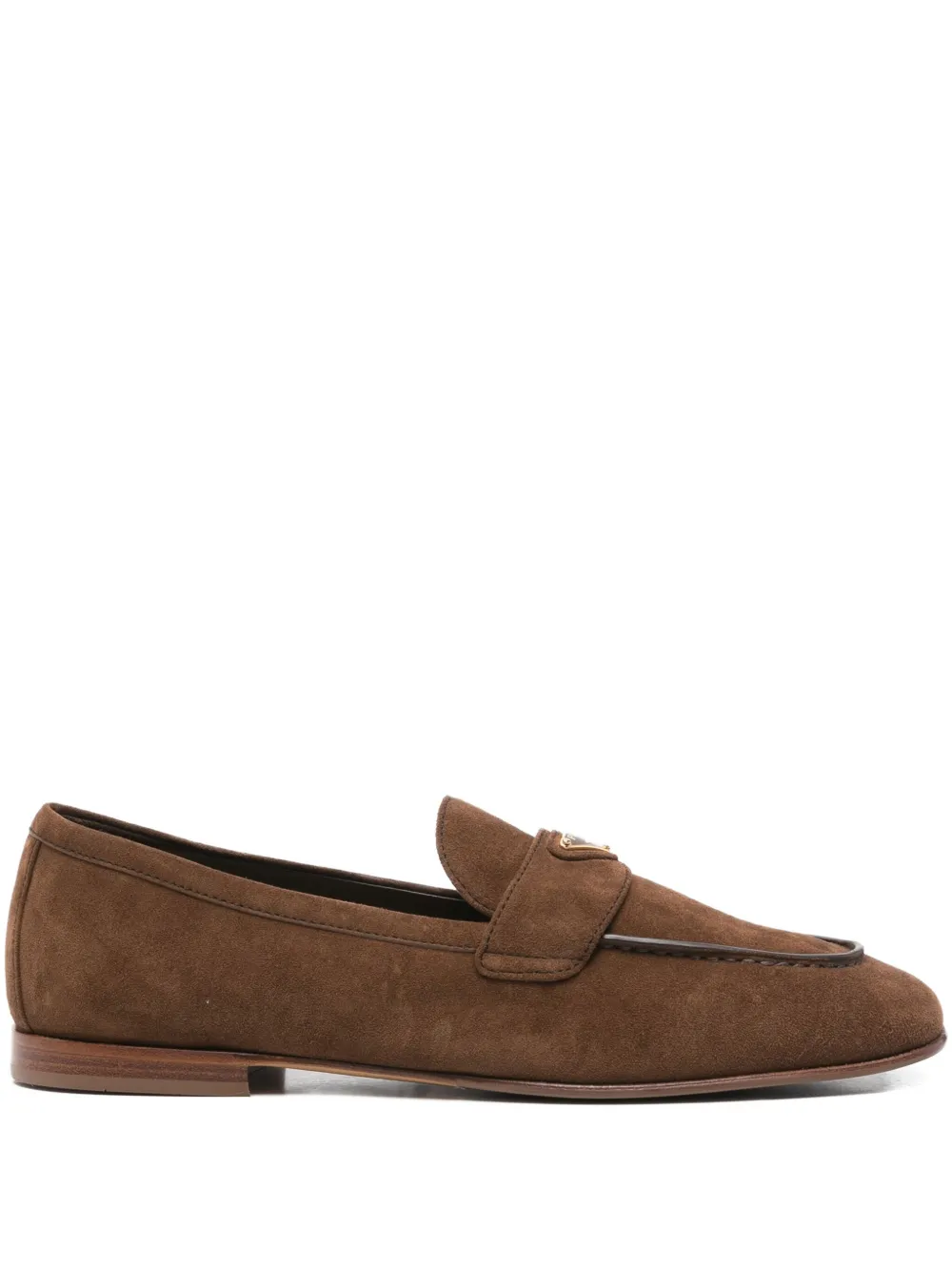 Prada Suède loafers Bruin