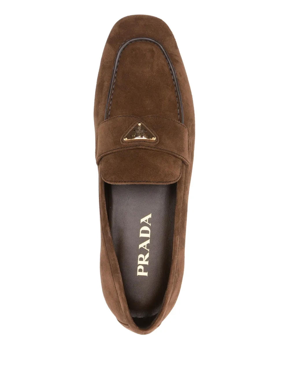 Prada Suède loafers Bruin