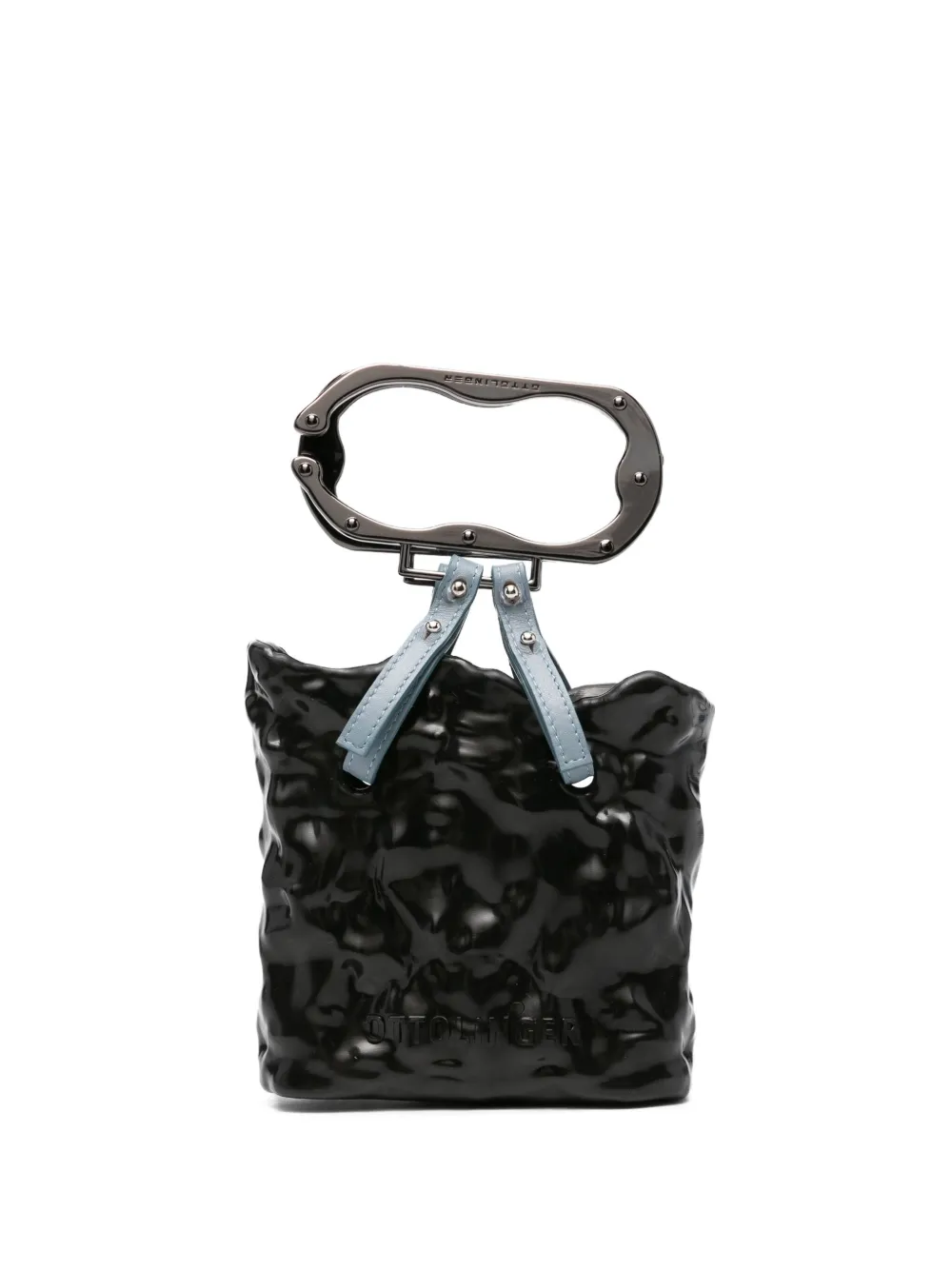 carabiner-handle tote bag