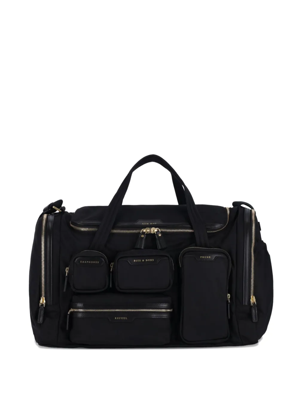 Anya Hindmarch multi-pocket weekend bag Zwart