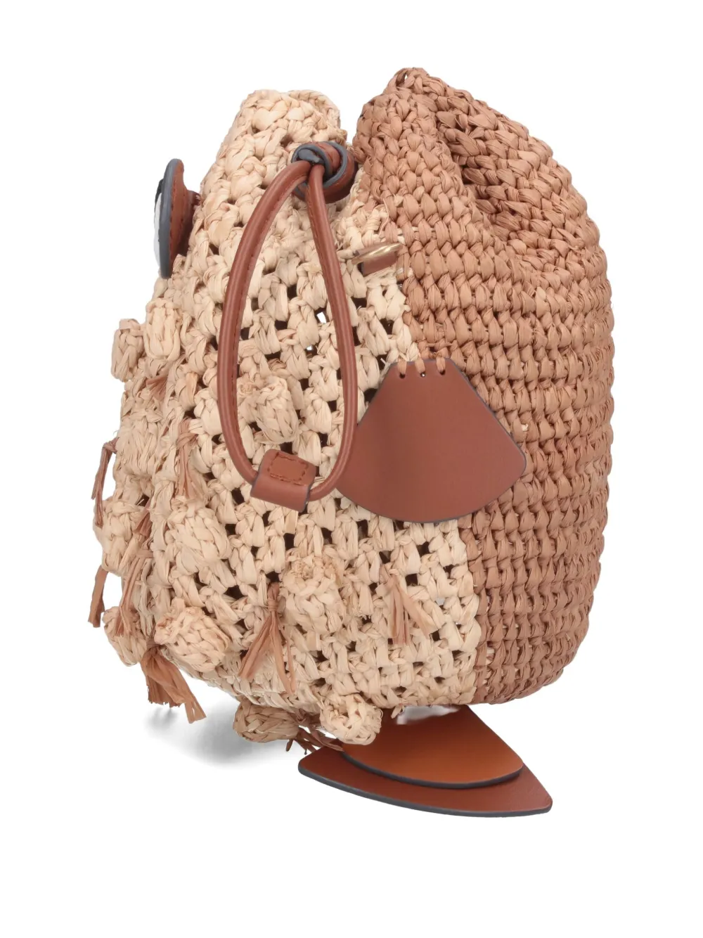 Anya Hindmarch Mini Blowfish Shoulder Bag In Neutral