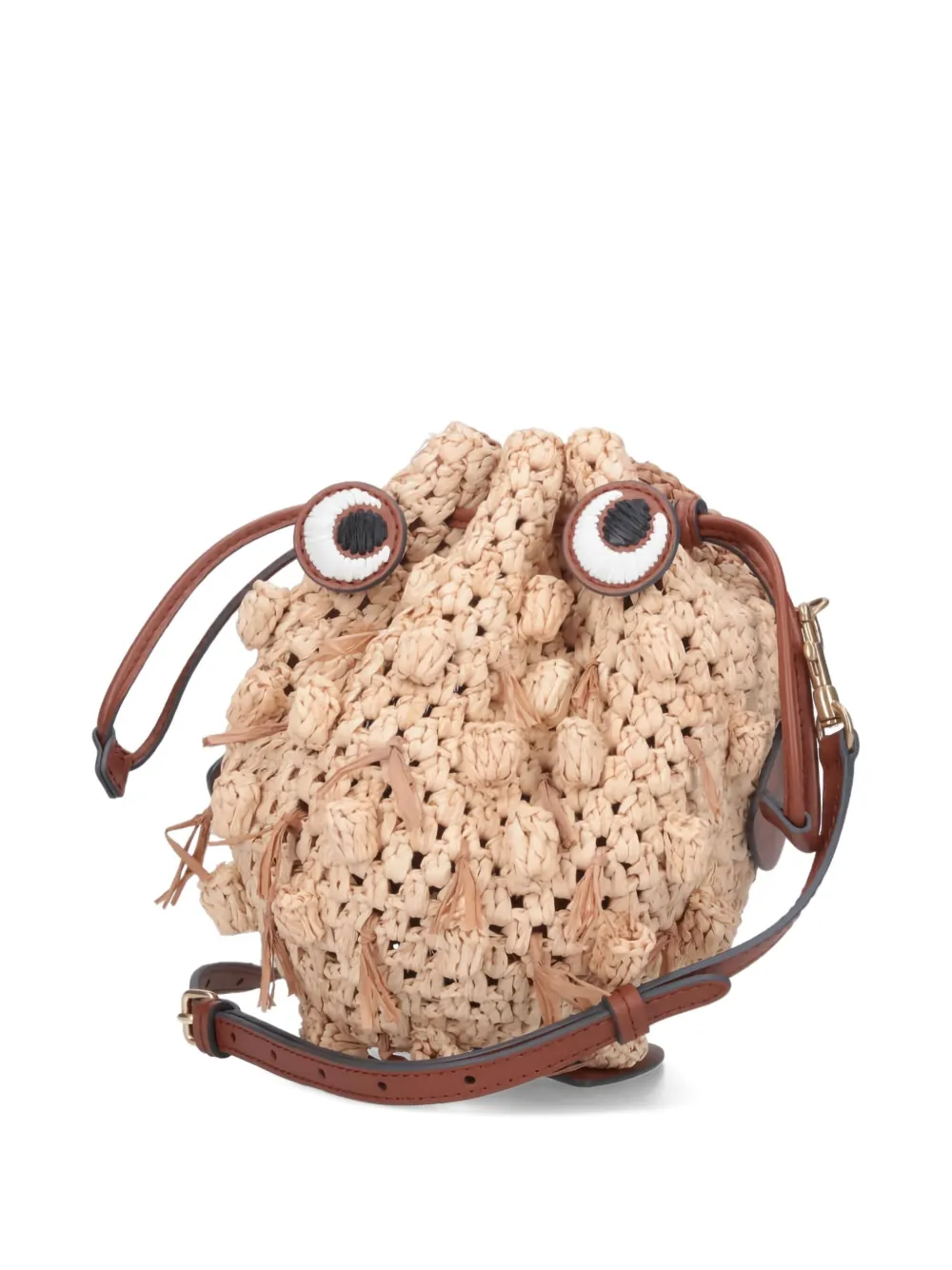 Anya Hindmarch Mini Blowfish Shoulder Bag In Neutral