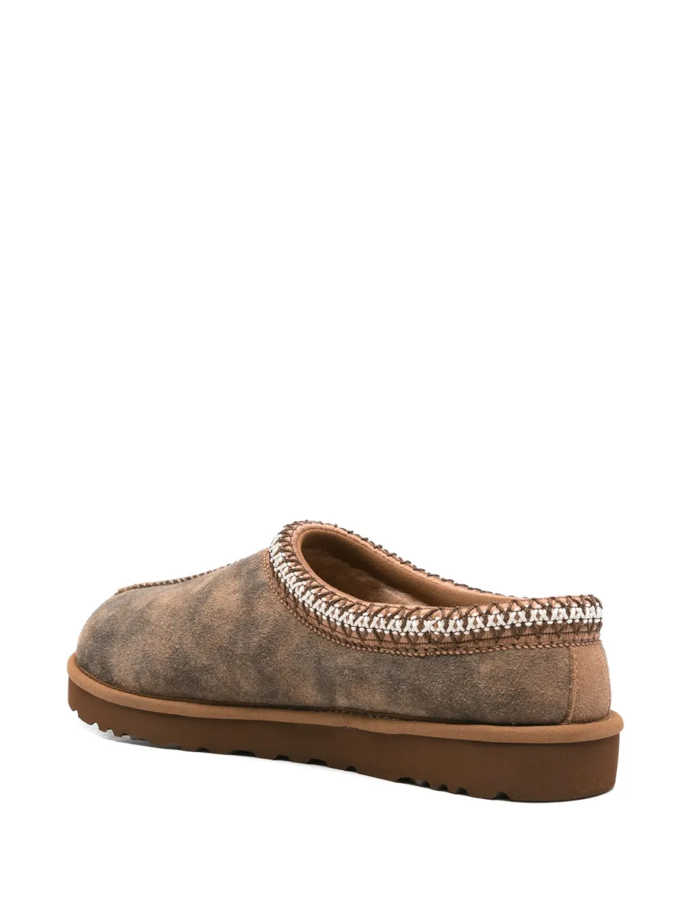 UGG Tasman Baxter braided-trim slippers Brown