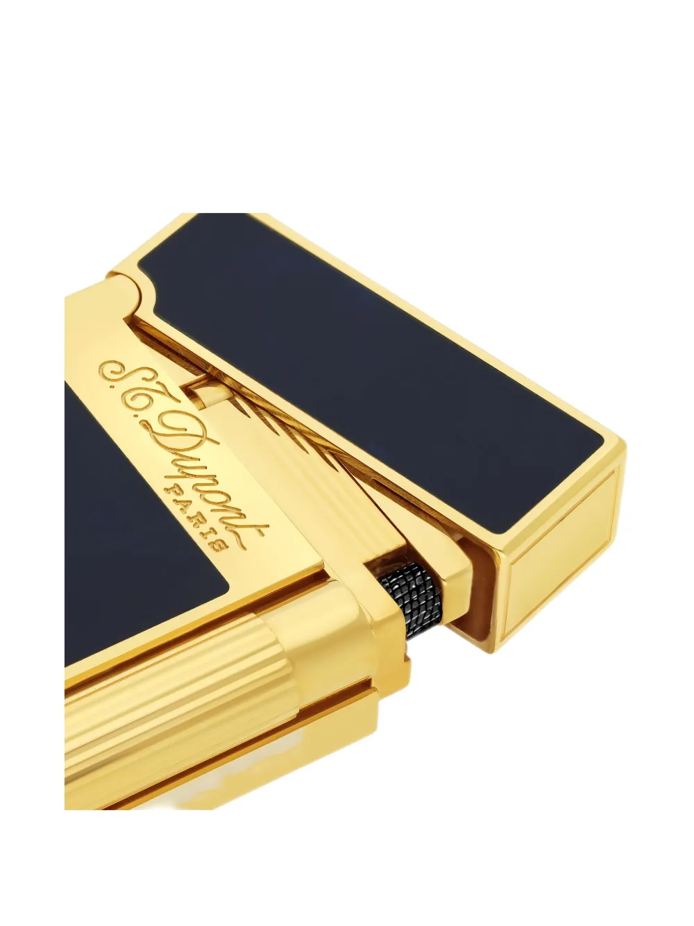 St Dupont Logo-engraved Lighter In Gold