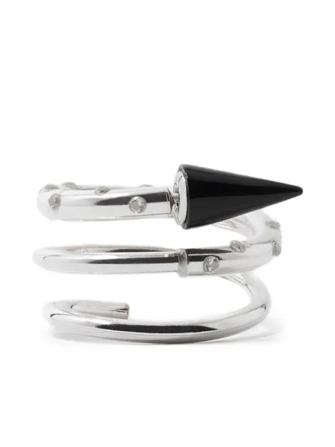 Sunnei medium spiral stones ear-ring