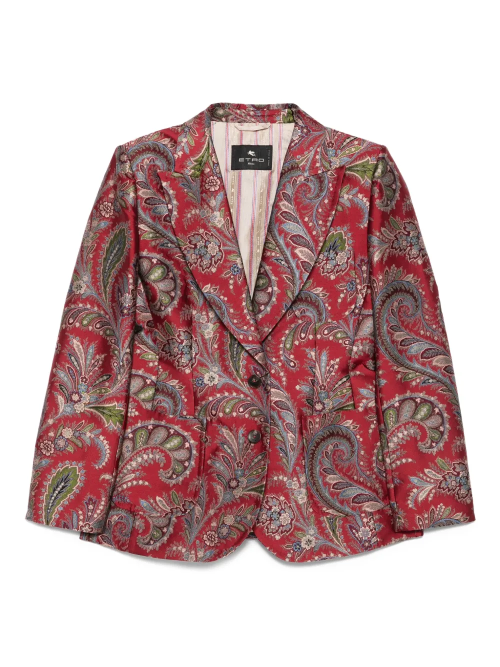 ETRO Blazer met enkele rij knopen Rood
