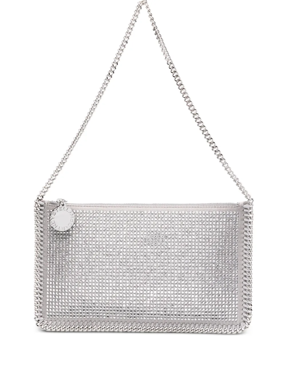Stella McCartney Falabella Pochette schoudertas verfraaid met kristallen Grijs