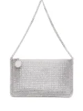 Stella McCartney Falabella Pochette crystal-embellished chain shoulder bag - Grey