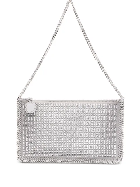 Stella McCartney Falabella Pochette Schultertasche mit Kristallkette
