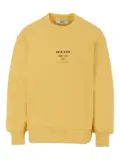 MSGM Kids crewneck cotton sweatshirt - Yellow