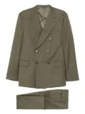 Caruso double-breasted suit - Green