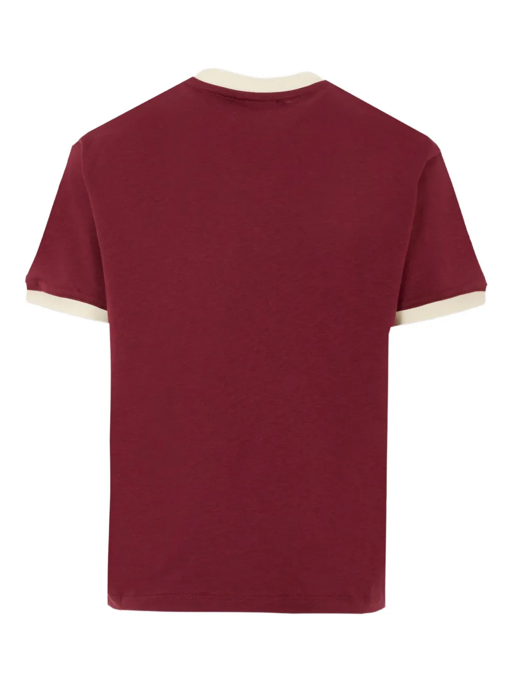 MSGM Kids T-shirt met logoprint en ronde hals Rood