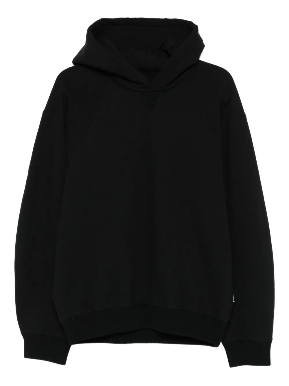 Jil Sander stretch-cotton hoodie Zwart