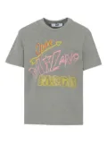 MSGM Kids short-sleeve graphic-print T-shirt - Grey