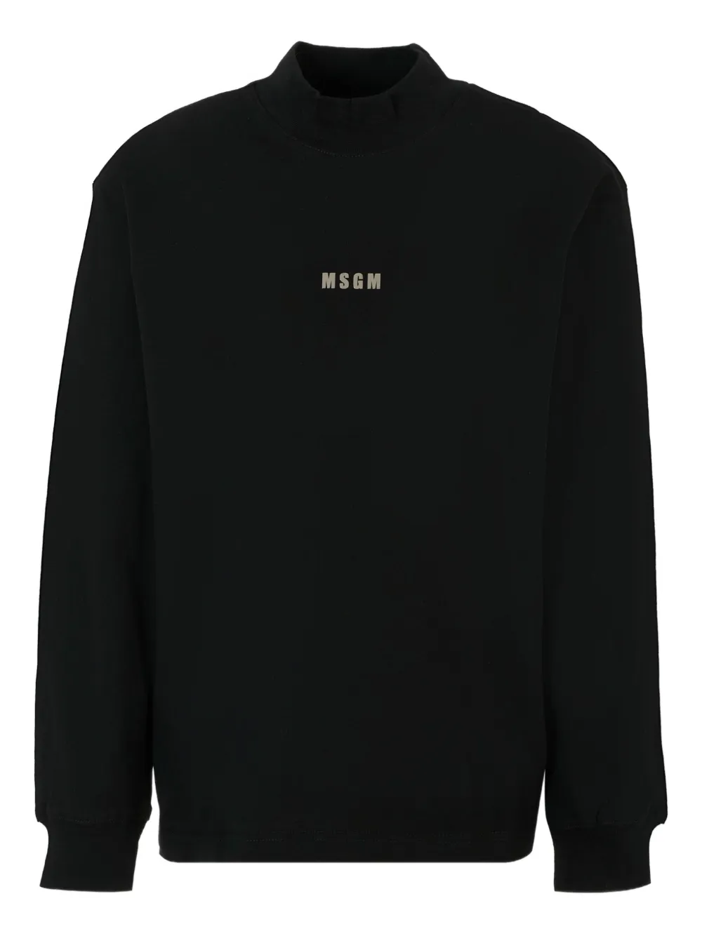 MSGM Kids Sweater met logoprint Zwart