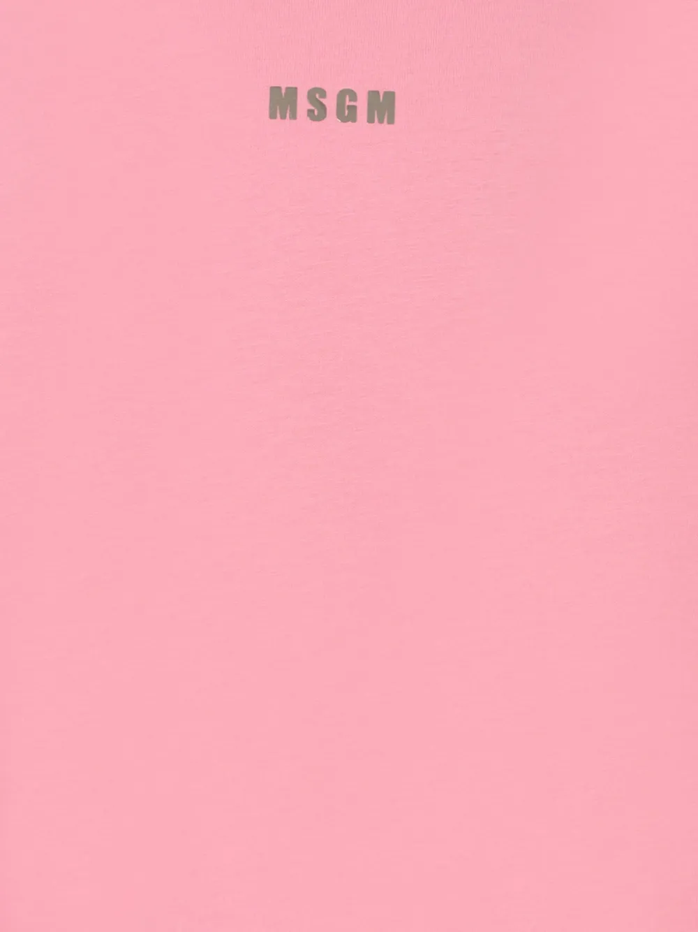 MSGM Kids Top met logoprint en hoge hals Roze