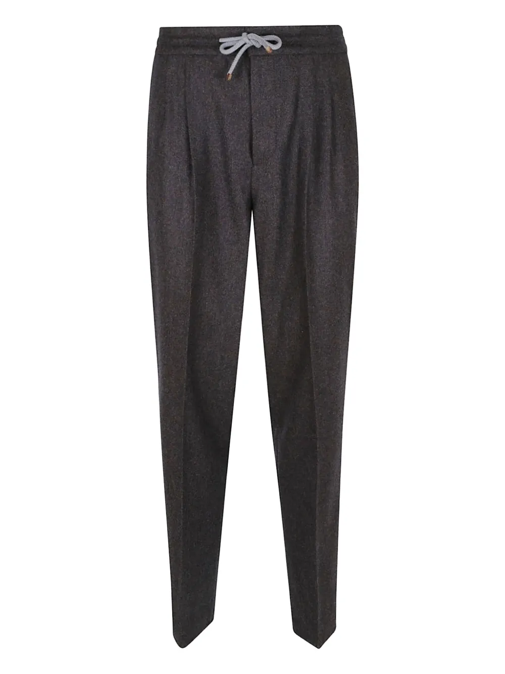 Brunello Cucinelli pleated drawstring trousers Zwart