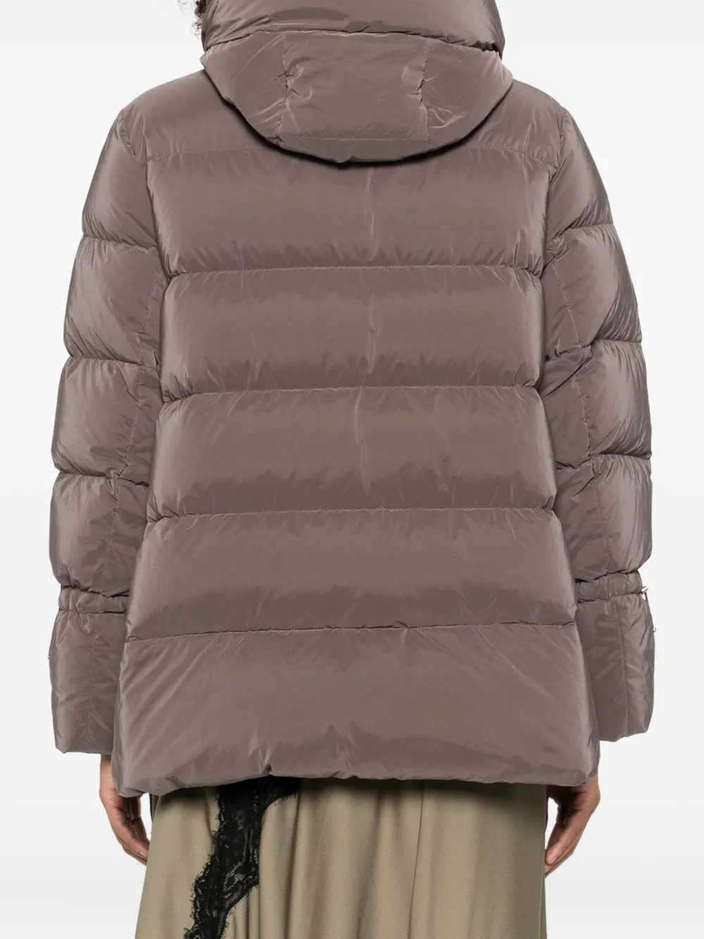 Moorer Giada quilted high-neck jacket Bruin