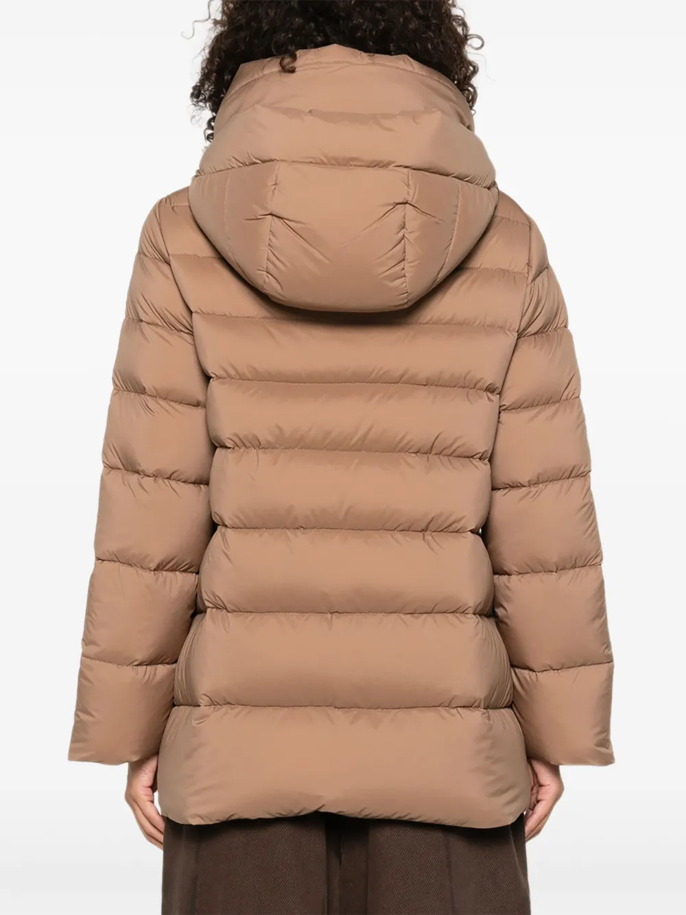 Moorer Natalia gewatteerd jack met capuchon Beige