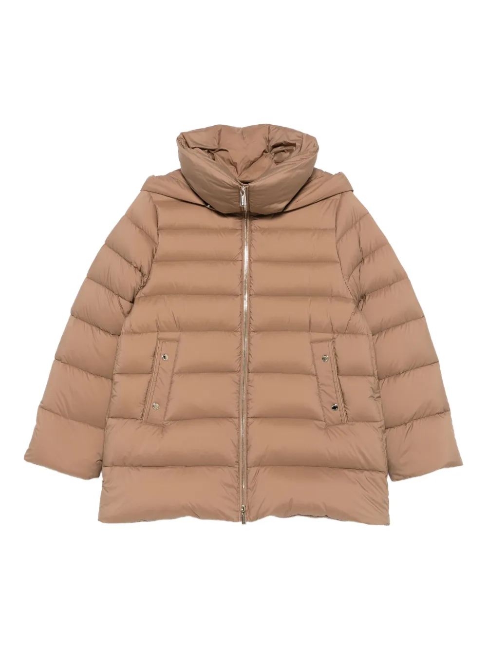 Moorer Natalia gewatteerd jack met capuchon Beige